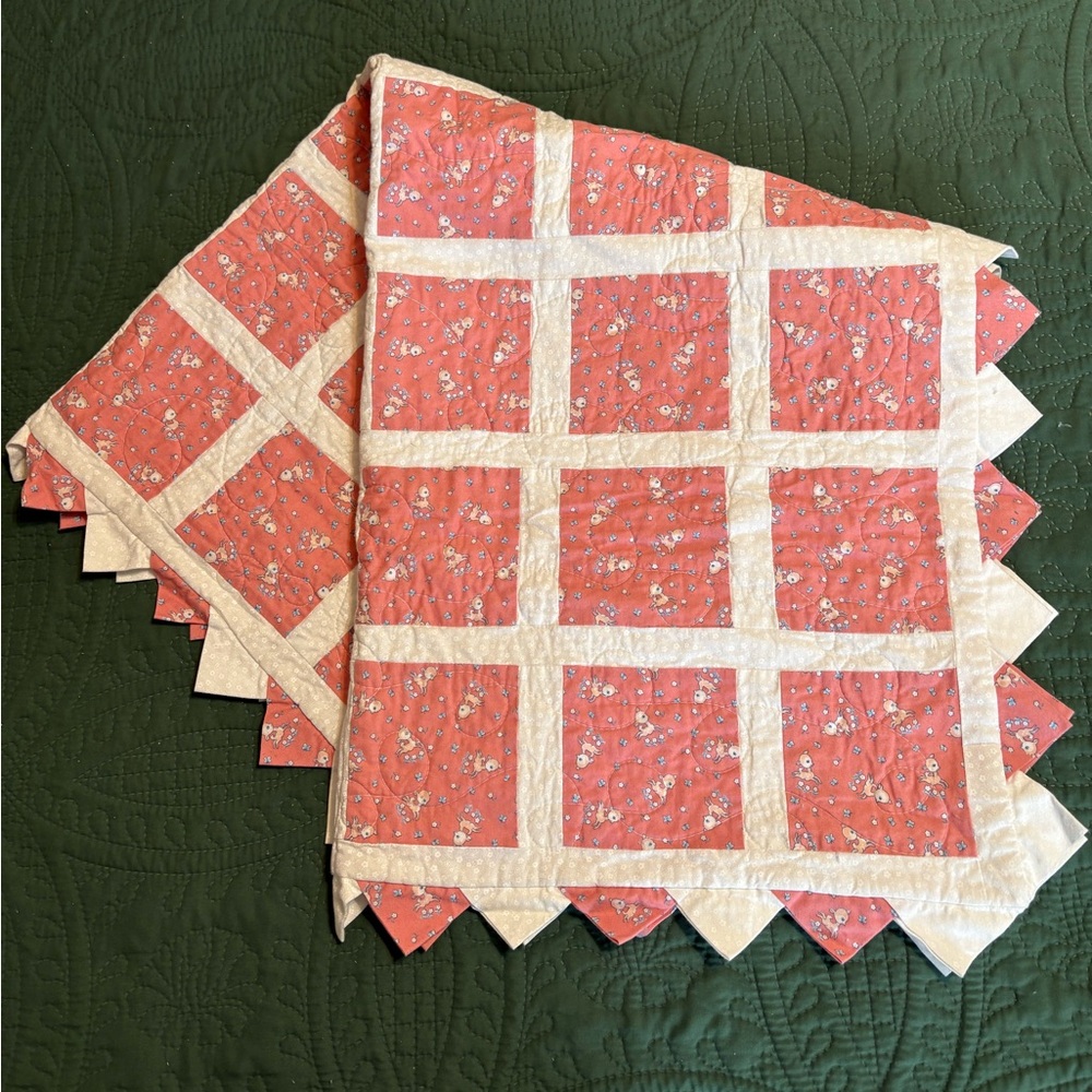 Vintage baby quilt